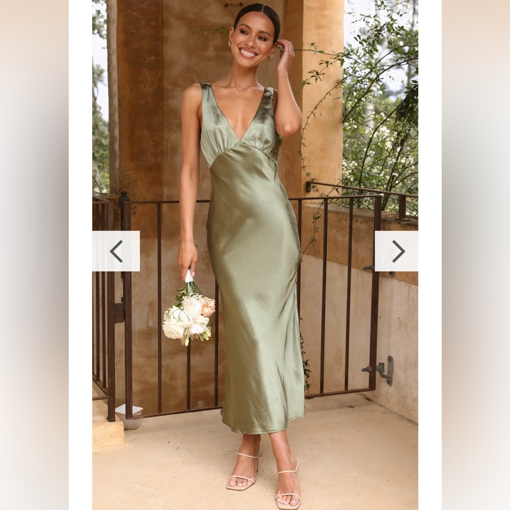NWT Billy J - Sammie Maxi Dress (Olive)